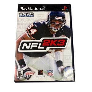 Preowned NFL 2K3 Sony PlayStation 2 PS2 Football Game Complete Sega Sports